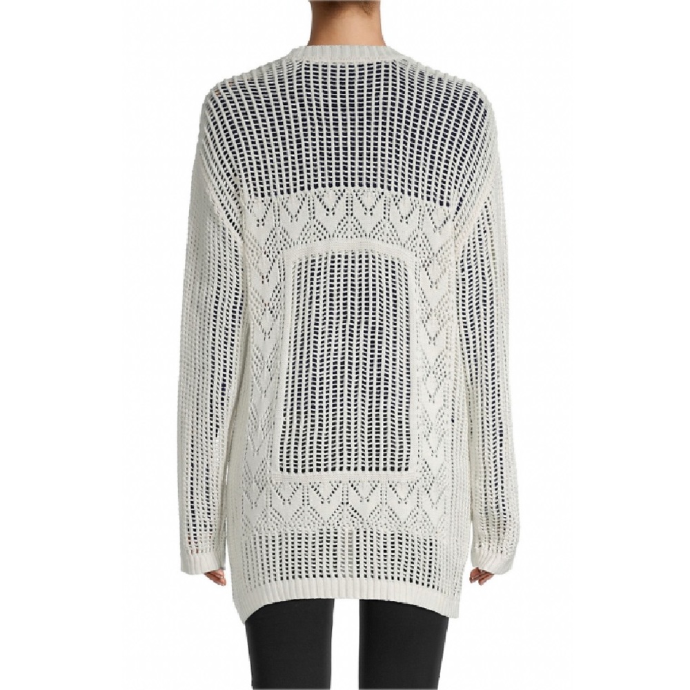 Long crochet cardigan sweater - Picture 2 of 2